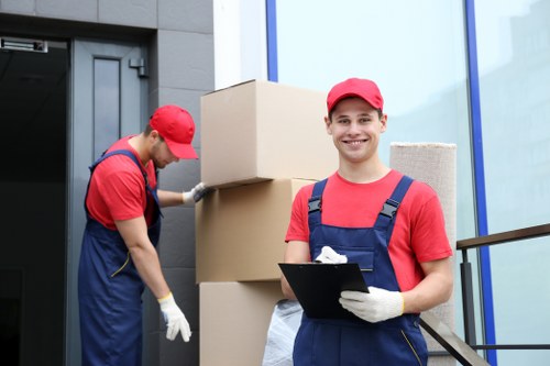 Our professional moving team in action