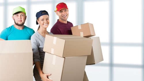 Man and Van team assisting with a residential move
